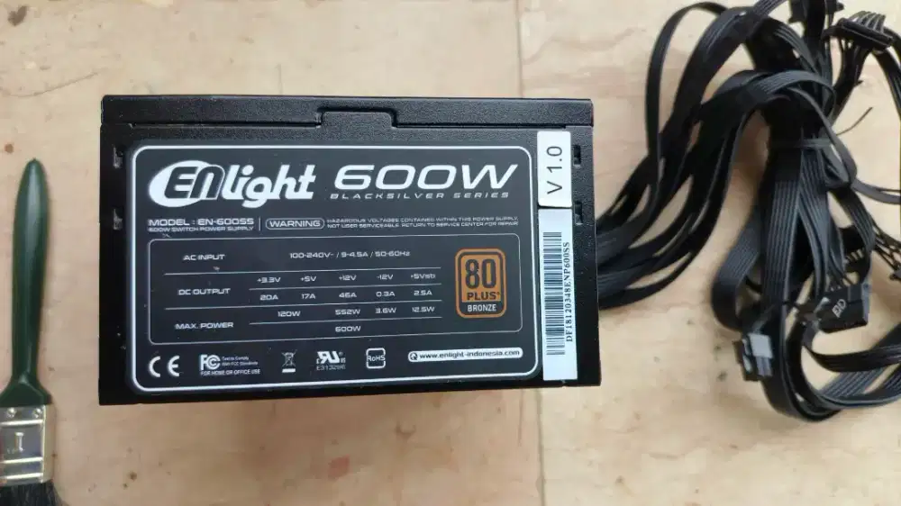 PSU Enlight 600 watt pure 80 plus bronze