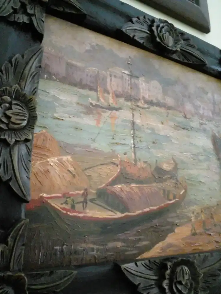 Lukisan the Harbor Lawas 1933