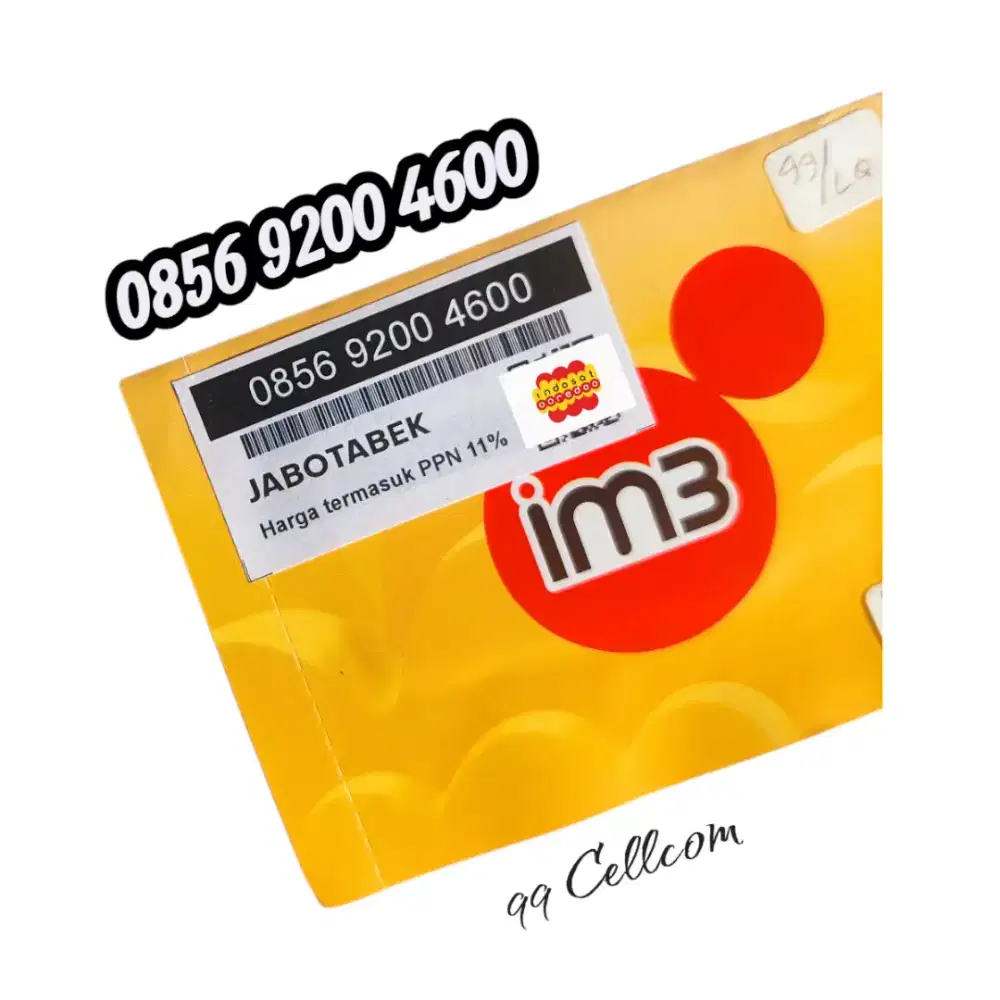 Nomer Cantik Im3 Kartu Perdana Indosat 4G/5G