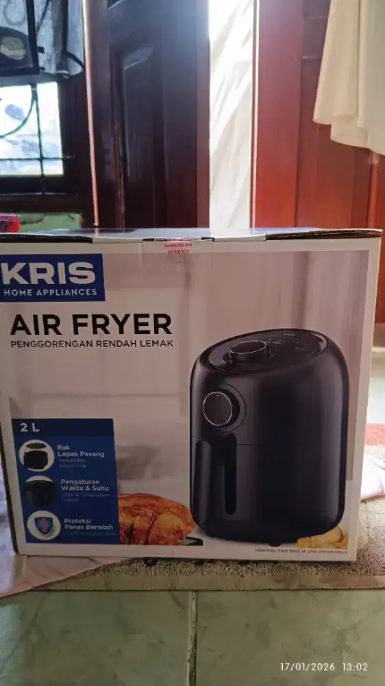 AIR FRYER KRISS 2 LT NEW