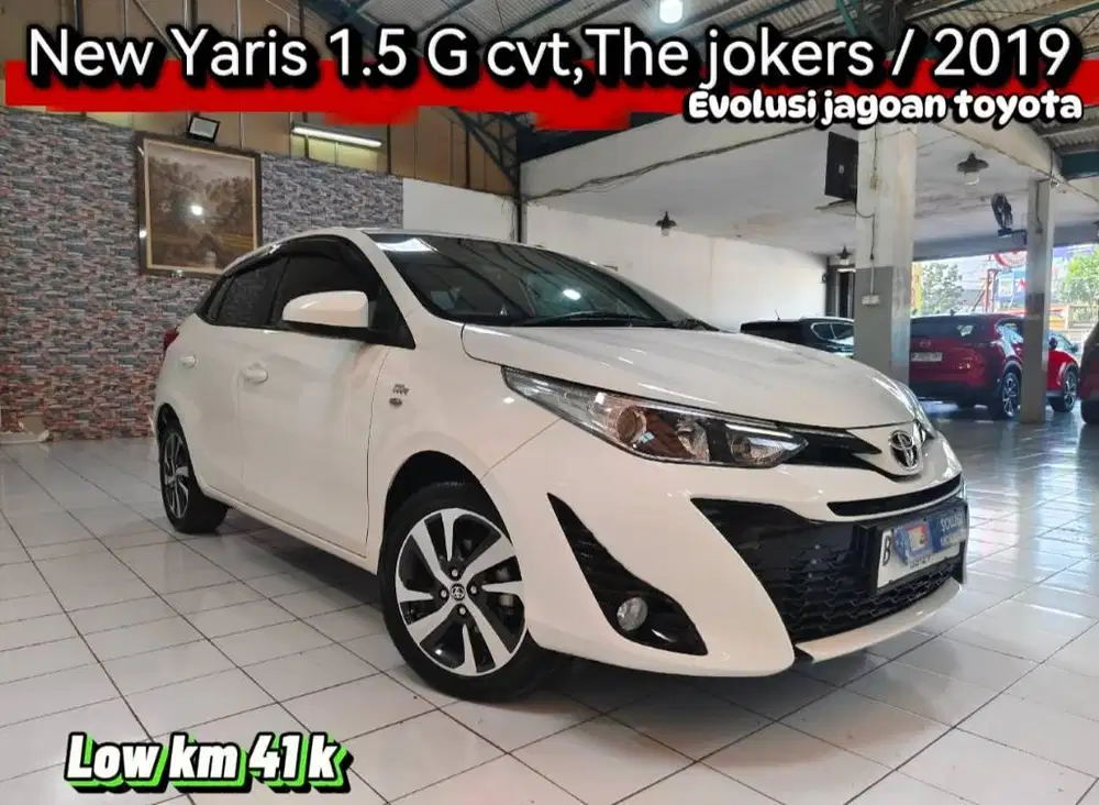 (KM 41 Rb) Toyota YARIS G NEW MODEL 1.5 Bensin AT 2019 Putih