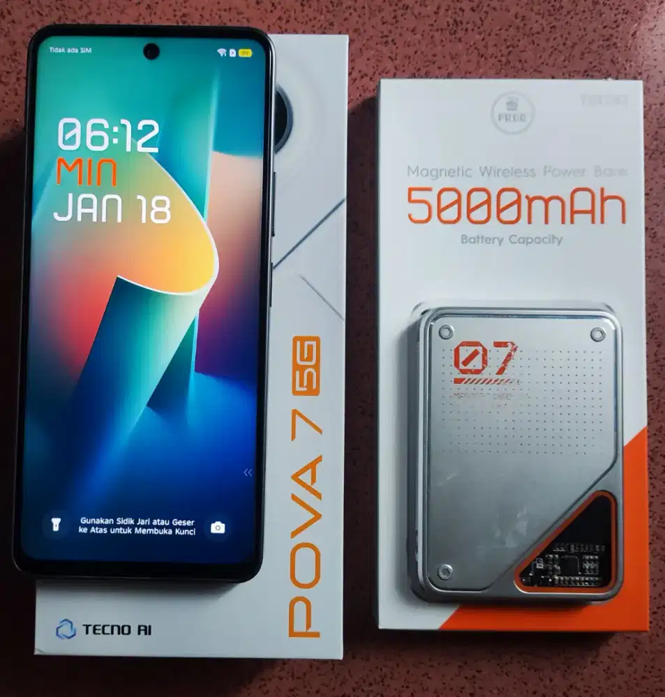 Tecno Pova 7 5G FULLSET GARANSI Panjang