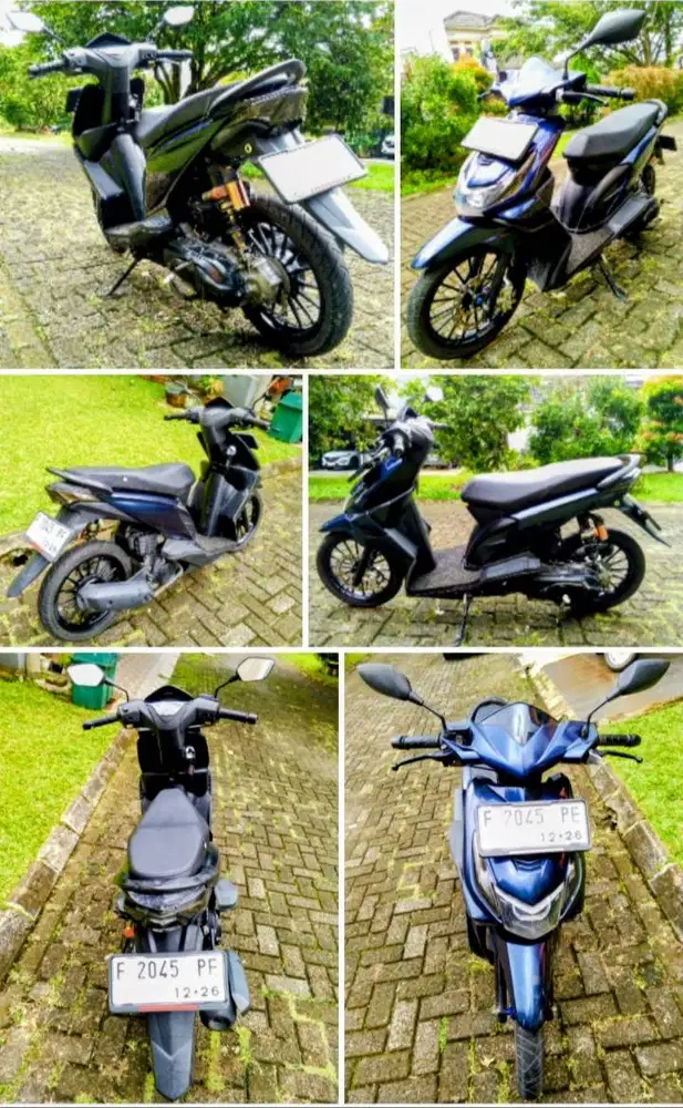 Honda Beat 2011 Full Modifikasi, Surat lengkap, Pajak Hidup, Stater On