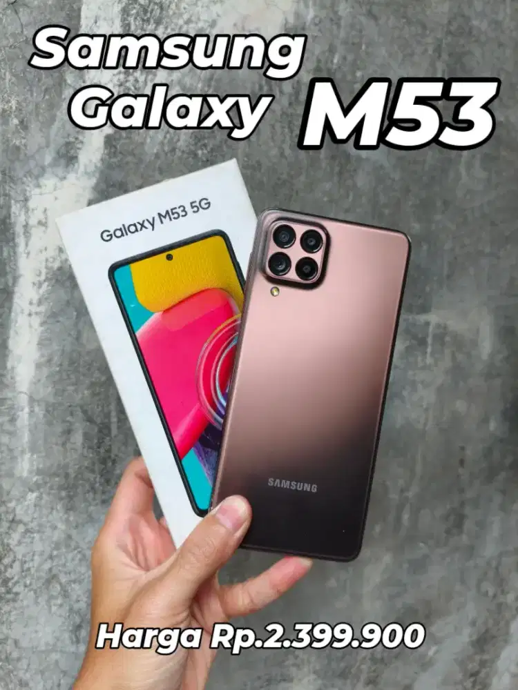 Samsung Galaxy M53 5G 8/256GB Fullset A55 A55 A34 A35 M54 A26 A25 S21