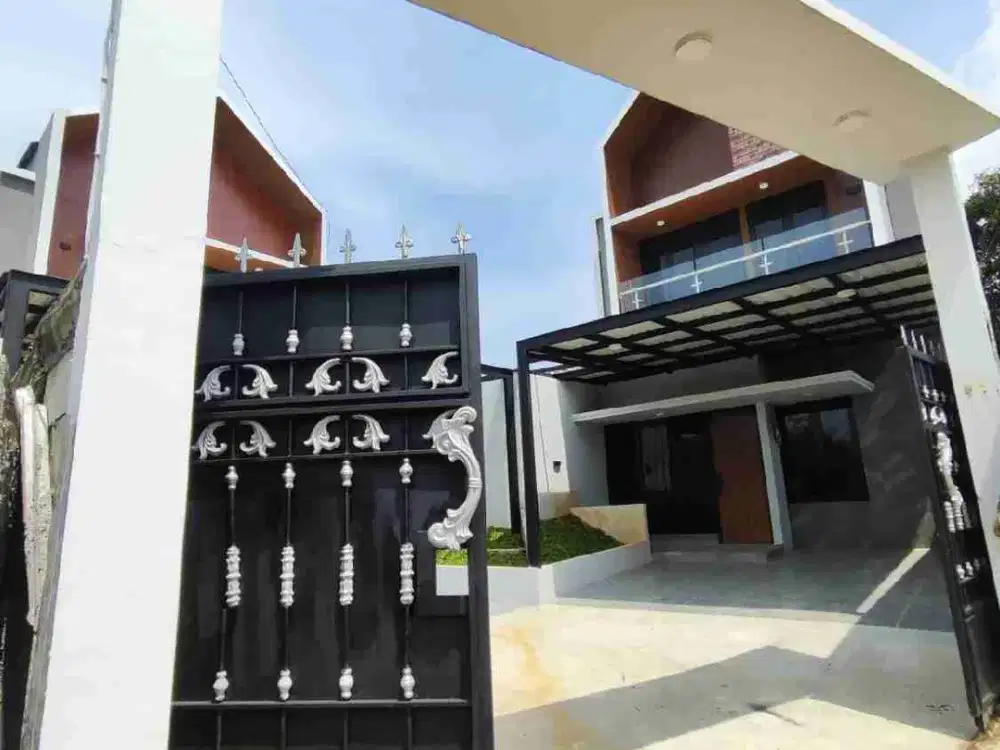 2 Rumah Scandinavia Exclusif dalam 1 Kavling, Rapi bersih & siap huni,  Lokasi Strategis di Cimanggis Depok.