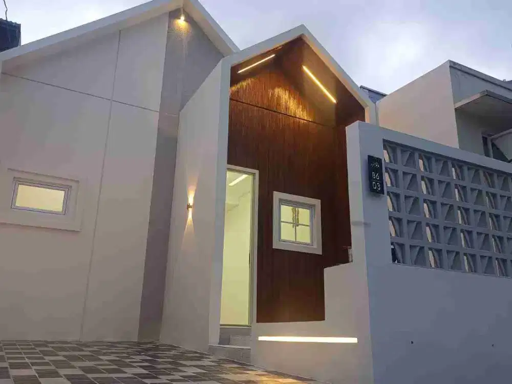 Rumah Scandinavian Siap Huni di Bukit Golf Riverside Cibubur.