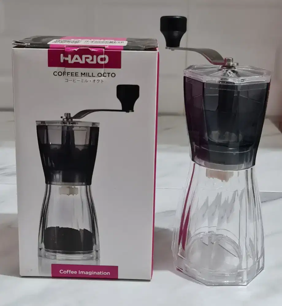 Peralatan kopi V60 hario octo ceramic coffee mill hand grinder