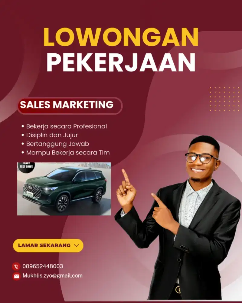 Loker Sales Marketing Otomotive