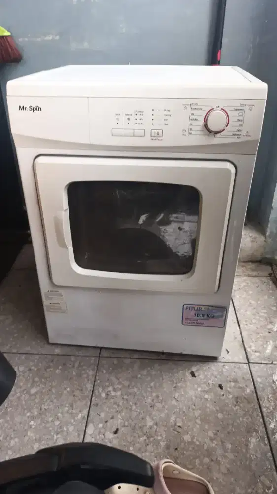 Dryer pengering mr. Spin 10,5 kg konversi gas