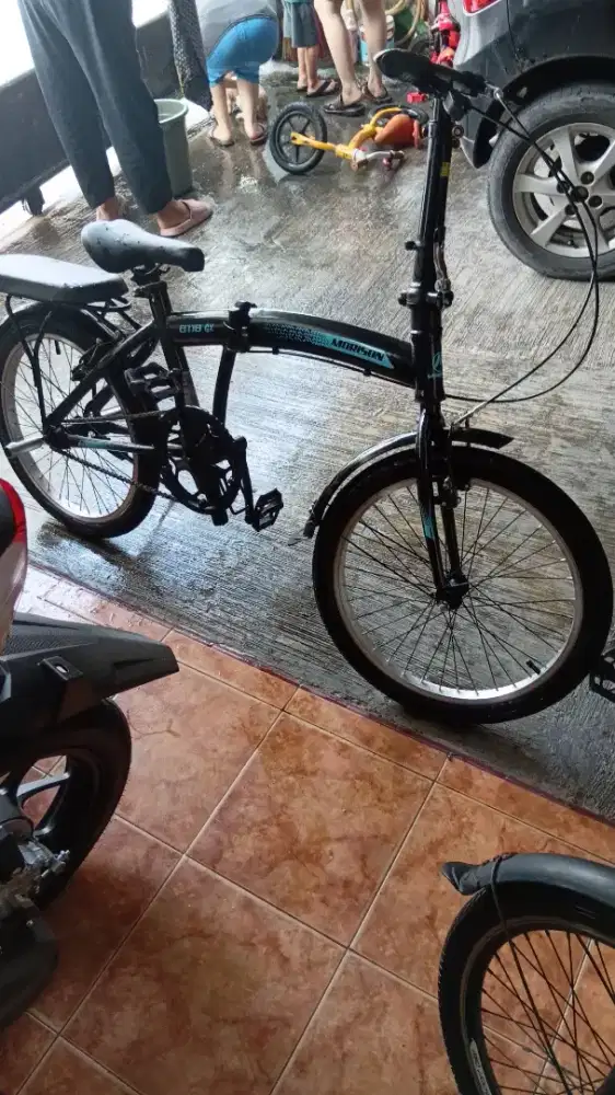 Sepeda lipat merk moriss ukuran 20inch