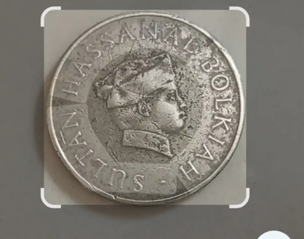 Dijual uang kuno Brunai 20 sen