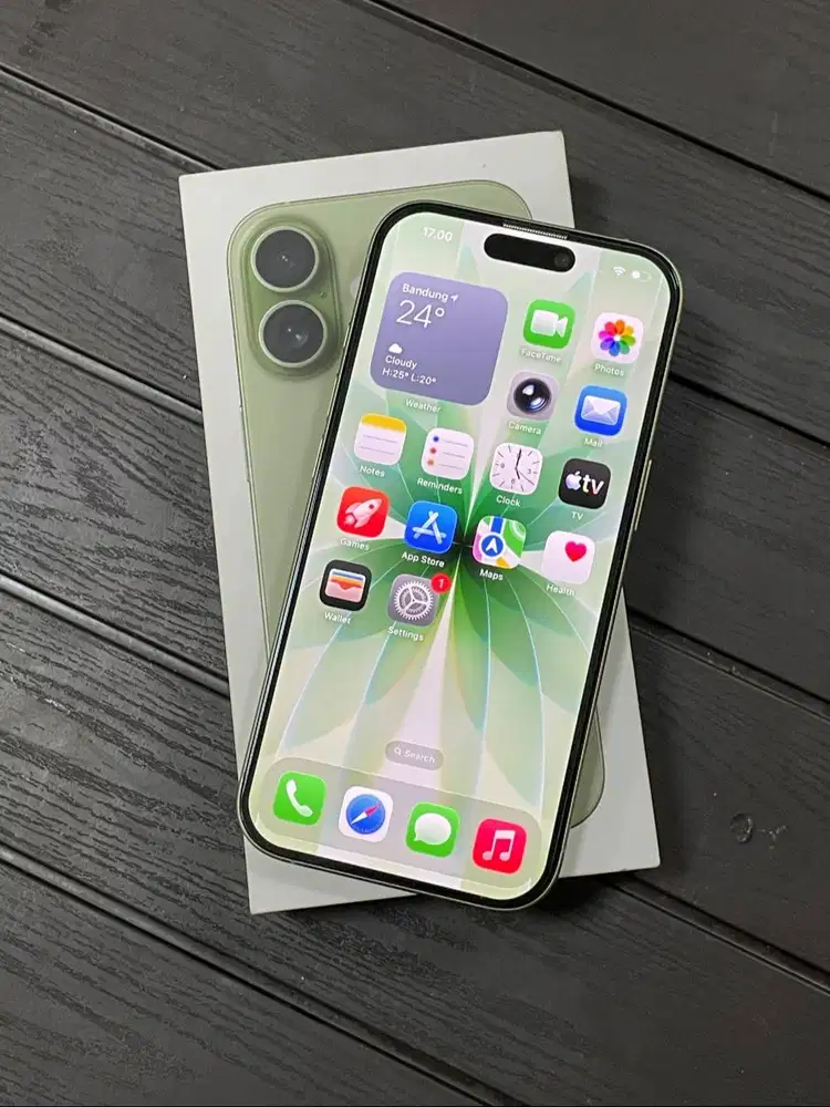 iPhone 17 256gb Sage Hijau Garansi iBox Aktif Fullset Original