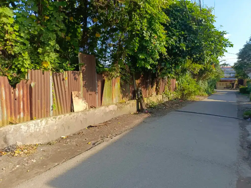 Tanah Kosong, jalan aspal, lokasi bagus & bebas banjir