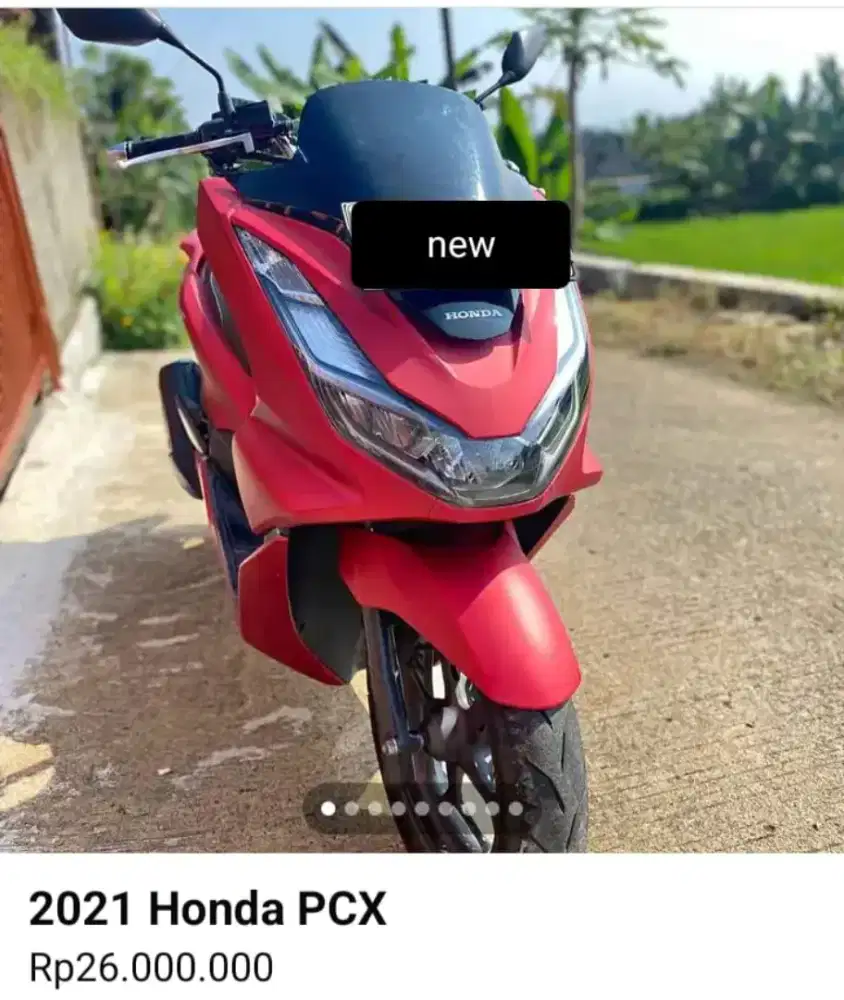 Honda PCX Merah 2021 160 cc