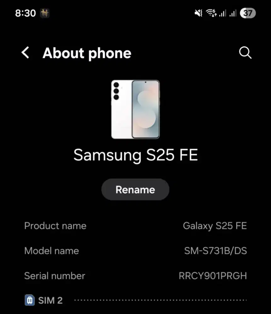 Samsung S25 FE Mulus Barter