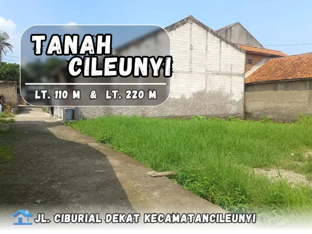 Tanah Kavling Cileunyi Dekat Tol, RS AMC & Kantor Kecamatan