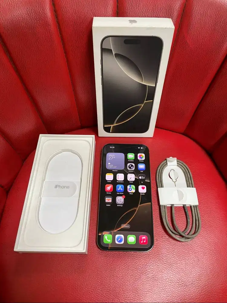 iPhone 16 Pro Max 256gb Natural Titanium iBox PA/A Aktif Fullset Ori