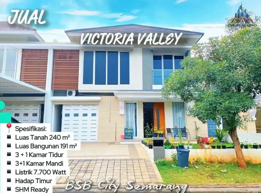 Rumah dijual Victoria VALLEY CITRALAND BSB SEMARANG siap HUNI