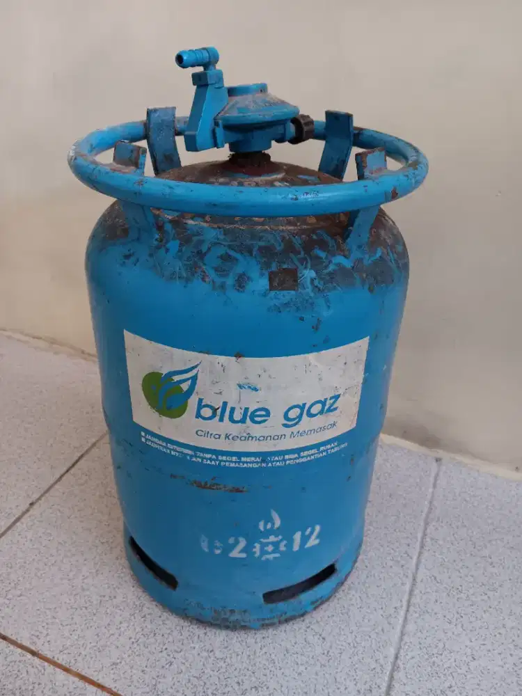 Tabung kosong BLUE GAZ plus regulator
