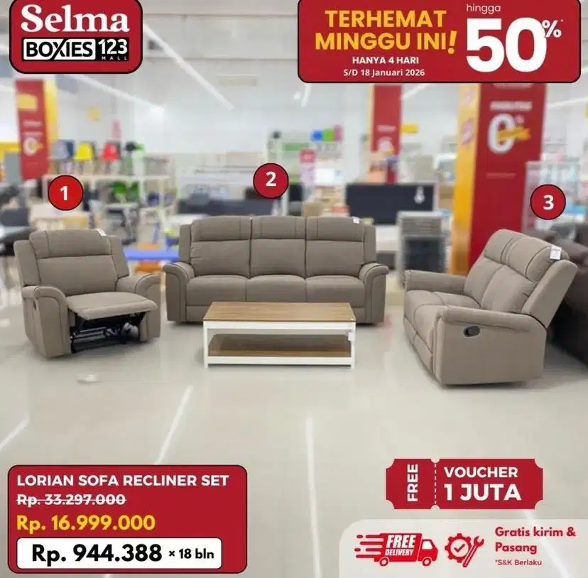 Lorian sofa set