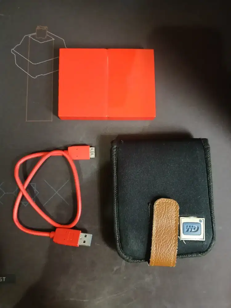 WD My Passport Hard Disk External 1TB - NO MINUS