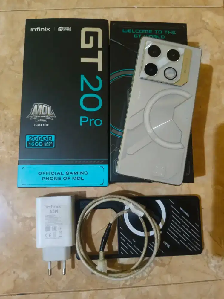 Jual Infinix gt 20 pro 5g ram8/256 kondisi msh mulus normal lengkapori