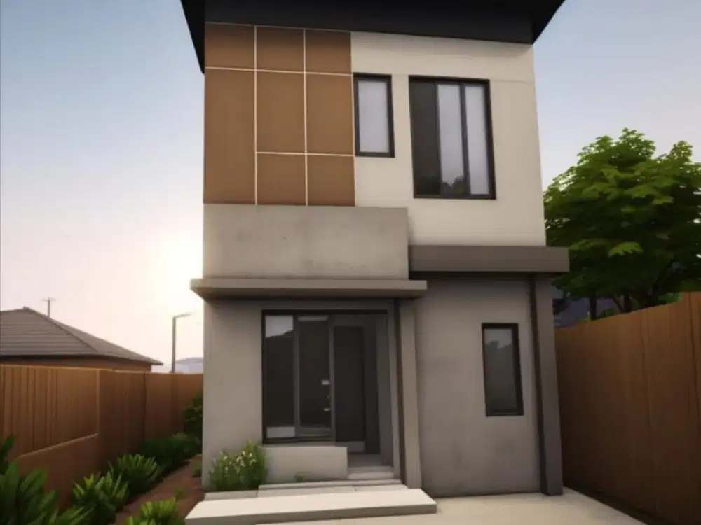 2 Unit Hunian 2 Lantai Dp Bebas di Cimanggis Depok