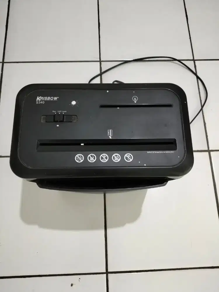 Mesin pencacah kertas krisbow