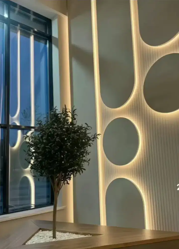 Sekat dan dekorasi Partisi gypsum