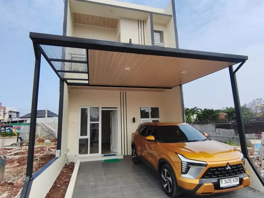 Rumah Baru  2 Lantai dalam Cluster dekat Universitas Pamulang Tangerang