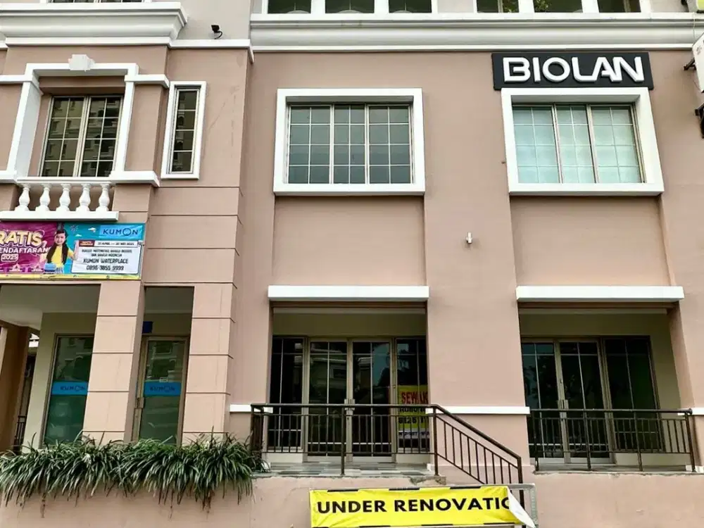 DISEWAKAN RUKO WATERPLACE 3 LANTAI PALING MURAH LOKASI STRATEGIS TOWER FAVORIT SURABAYA