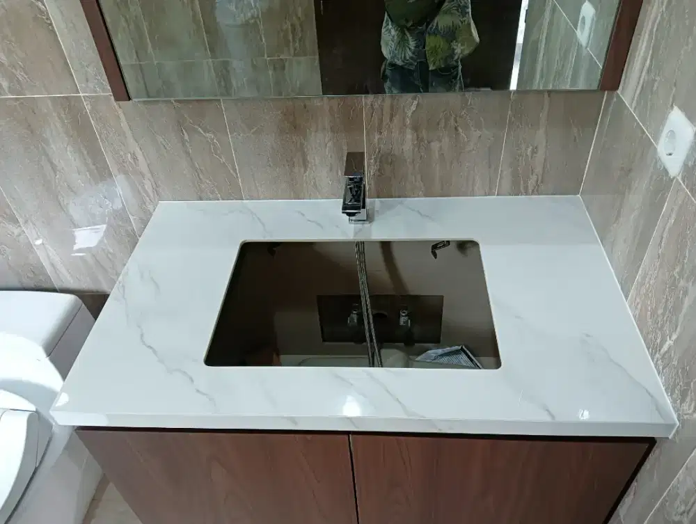 Meja Granit & Marmer Custom - Elegan & Mewah!