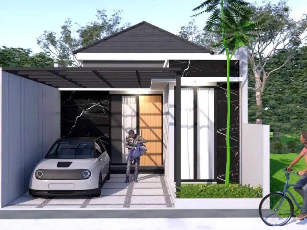 Rumah Minimalis Desain Modern Di Mlati Sleman, 10 Menit ke Sleman City Hall