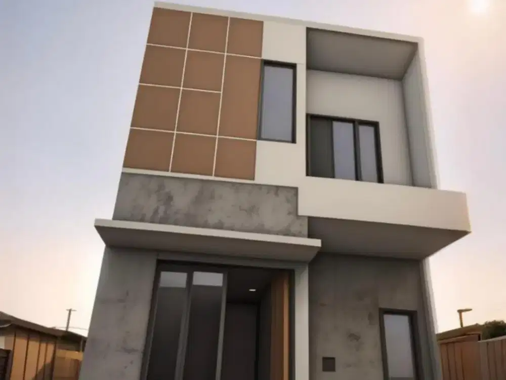 Rumah New Minimalis KPR Dp Bebas Dekat LRT Harjamukti Depok