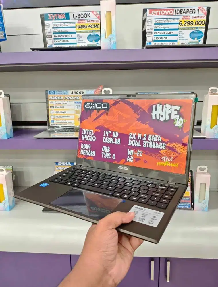 LAPTOP BARU DANA PELAJAR | AXIOO HYPE 10 BISA KREDIT 0 DP