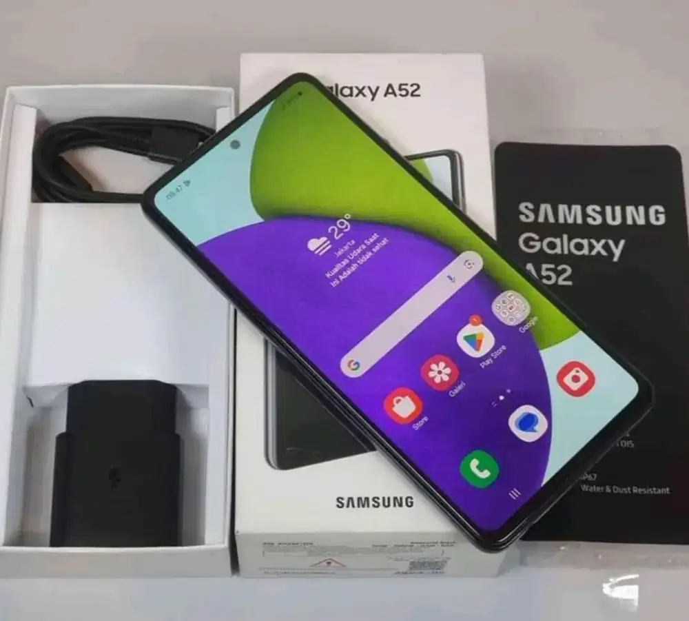 Murah hp Samsung A52 8/256 lkp, bs TT