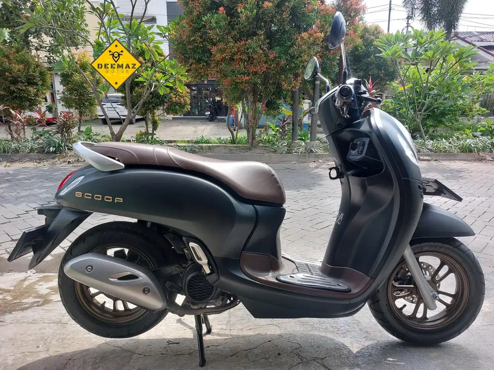 (DP 400 Rb)‼️ Honda Scoopy Prestige Keyless Hitam Mulus 2024