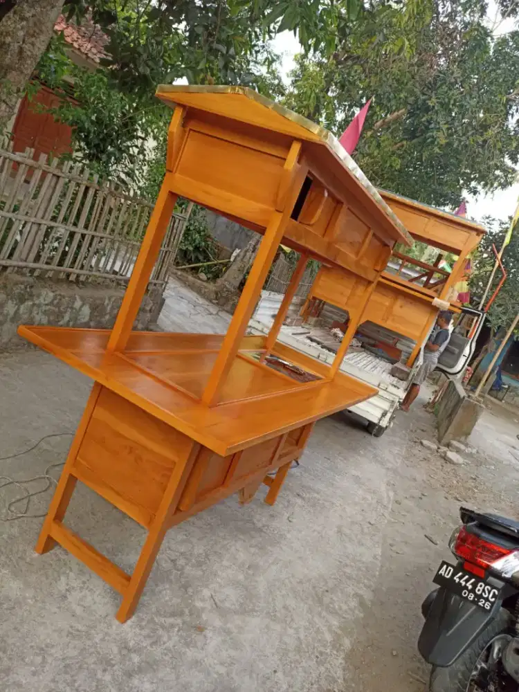 Gerobak Angkringan jg Melayani Pesanan Grobak Bakso Mie Bubur Sate dlL