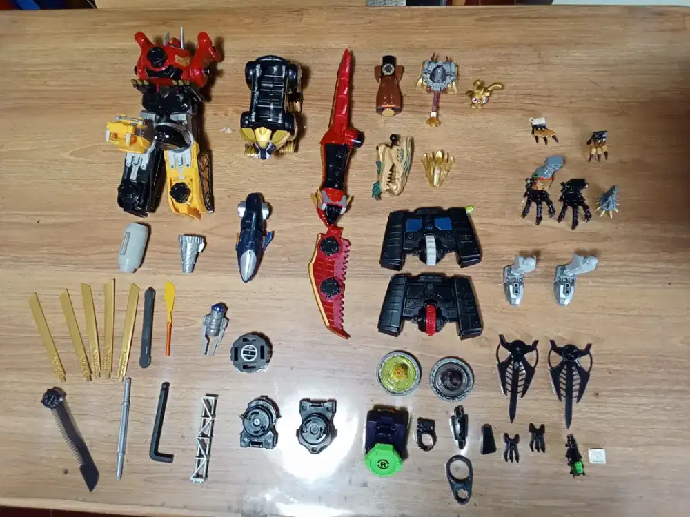 Borongan Action Figure Power Rangers Megaforce  dan part lainnya