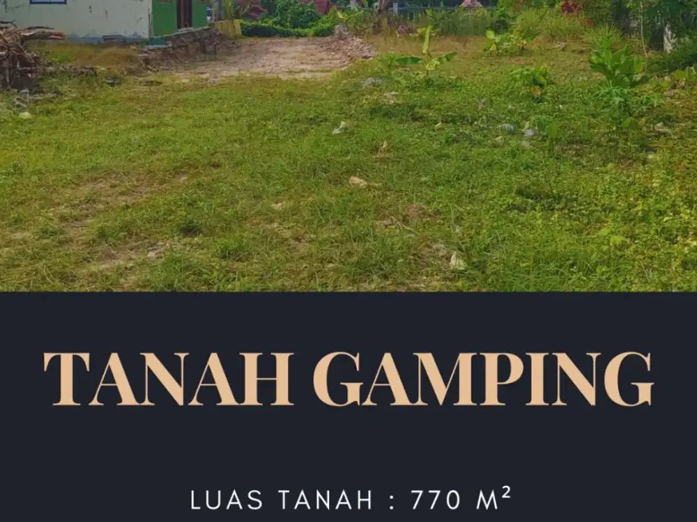 Tanah SHM Pekarangan Area Gamping Siap Balik Nama