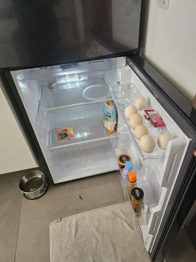 Kulkas 2 Pintu Sharp SJ-236  - Dingin Cepat, Irit Listrik (Mulus)