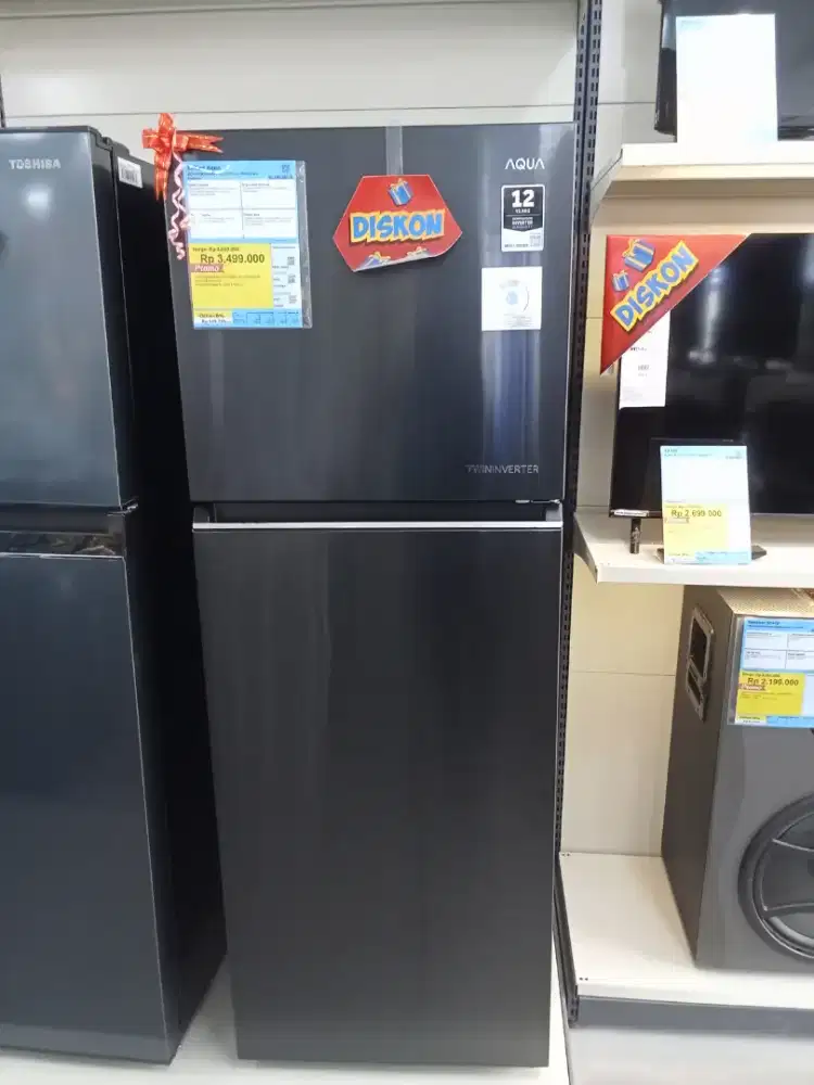 Kulkas AQUA 2 Pintu Inverter