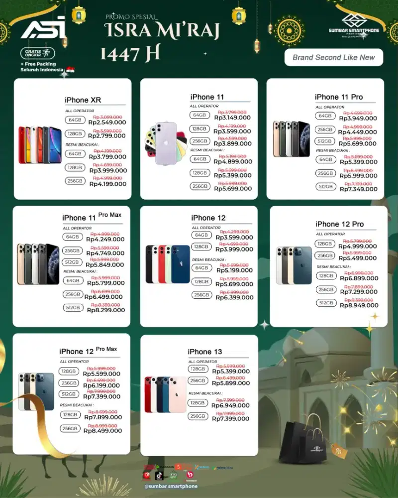 Credit hanphone tanpa dp