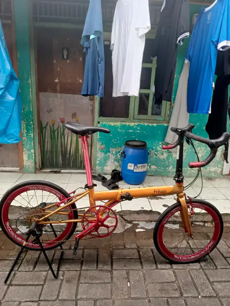 sepeda lipat fnhon storm dropbar