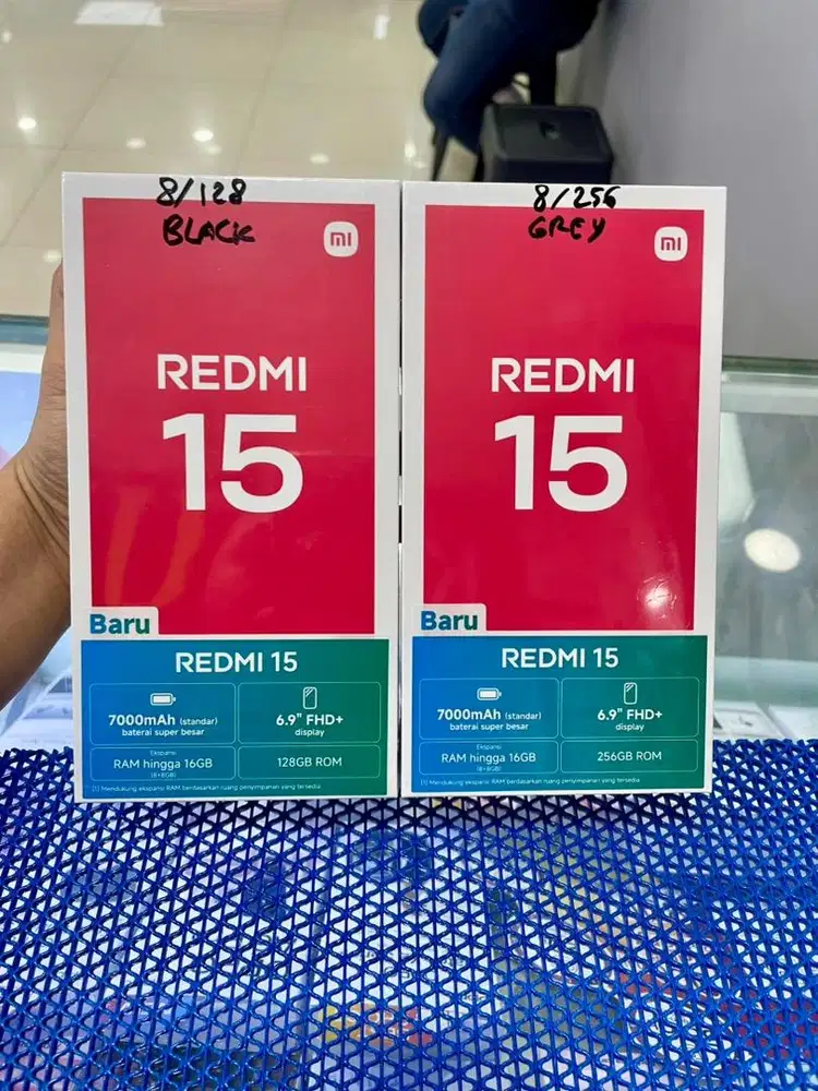 NEW REDMI 15 RAM 8/256