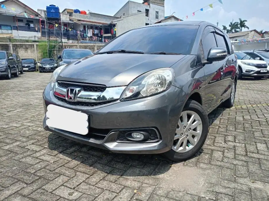 DP MURAH Honda Mobilio 1.5 E Bensin-AT 2014 Abu-Abu CBYWB