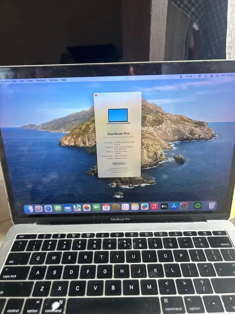 Macbook Pro 2017 256GB
