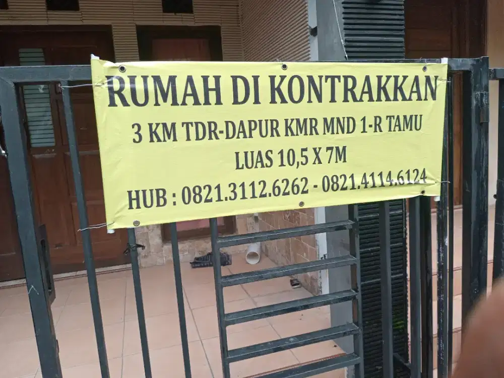 Dìsewakan rumah - nego