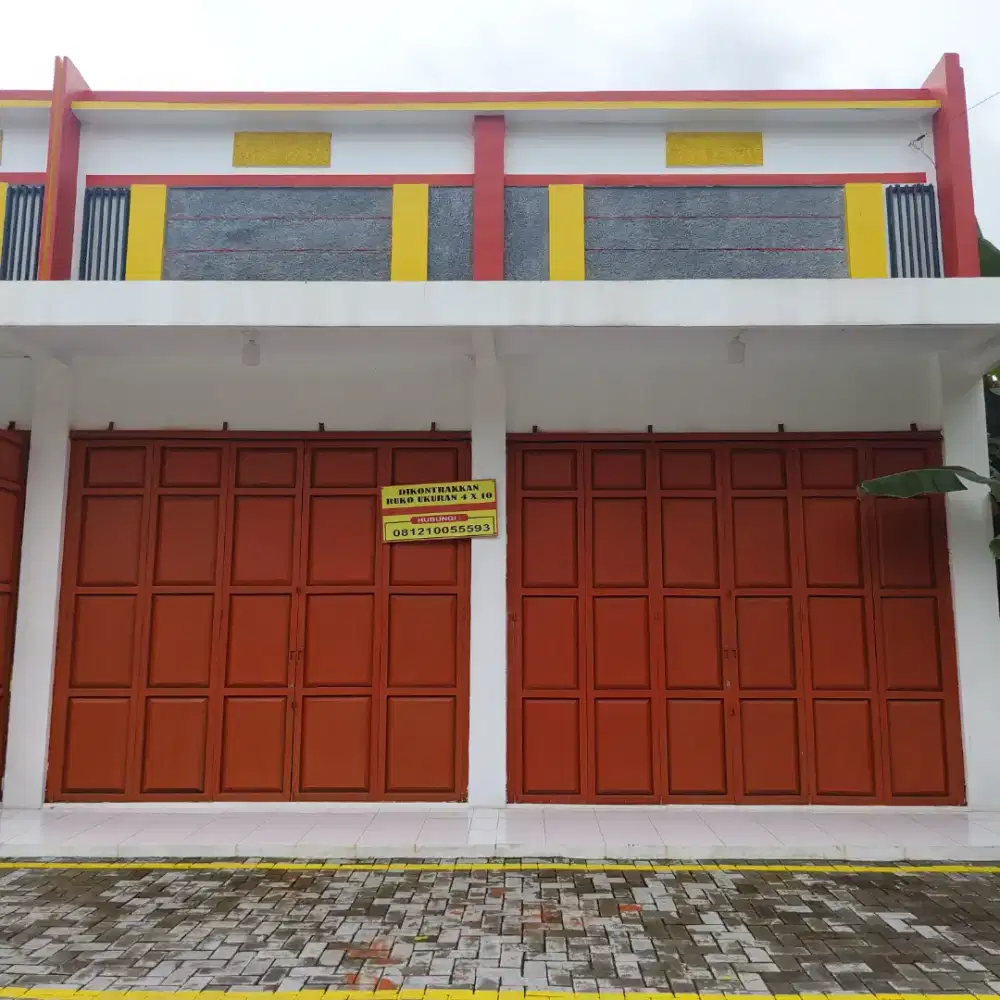 Disewakan Ruko ukuran 4x10, tersedia 2 Unit