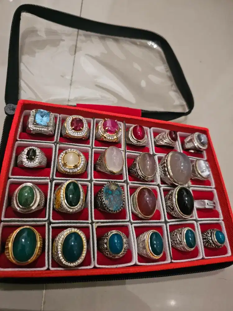 Borongan batu bacan, anggur, ruby,safir, topaz , pirus , moonstone